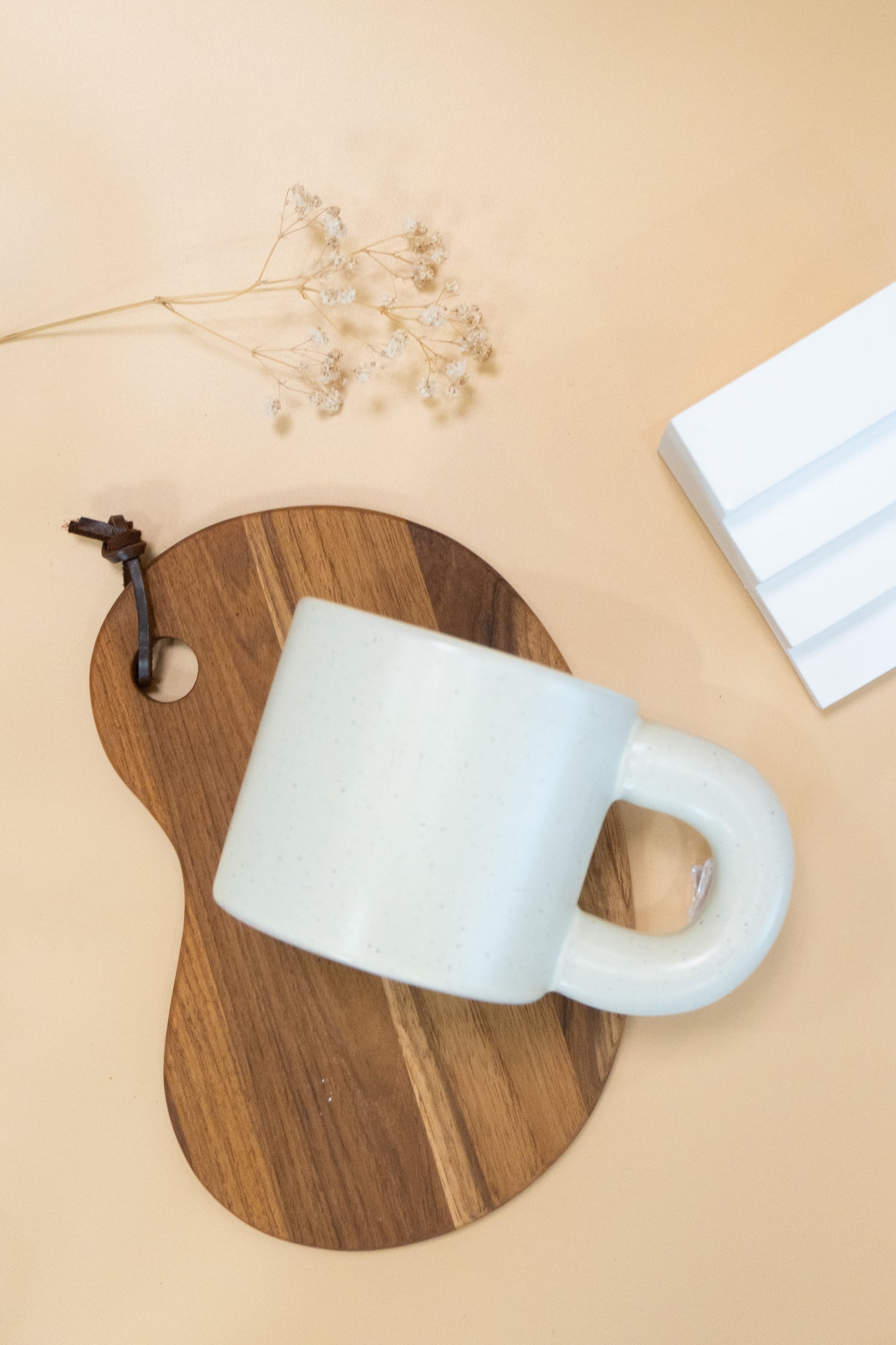 米黃細點胖胖手把馬克杯禮盒|部分工作室