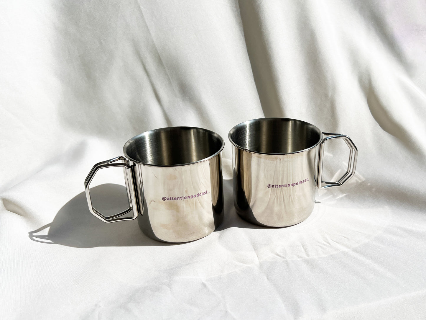 【來圖訂製款】露營用折疊鋼杯禮盒|部分工作室