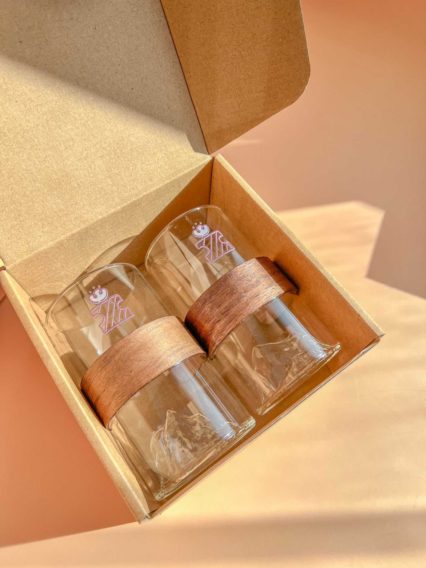 【來圖訂製款】富士山防燙玻璃咖啡杯禮盒|部分工作室