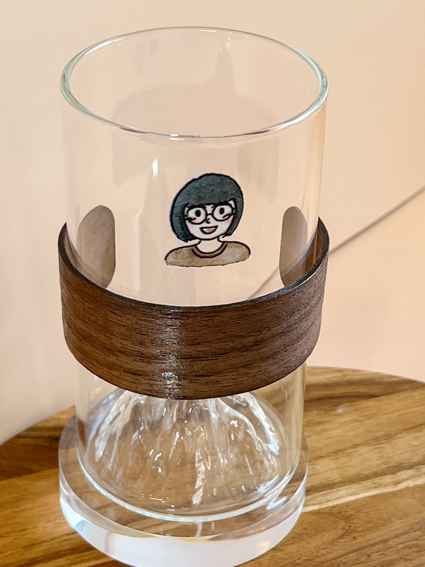 【似顏繪訂製款】富士山防燙玻璃咖啡杯|部分工作室