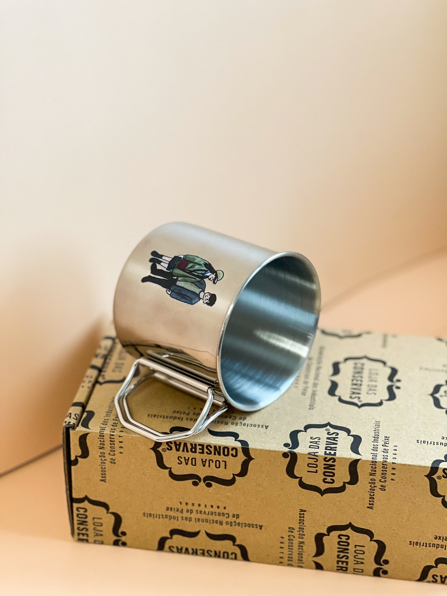 【似顏繪訂製款】露營用折疊鋼杯|部分工作室