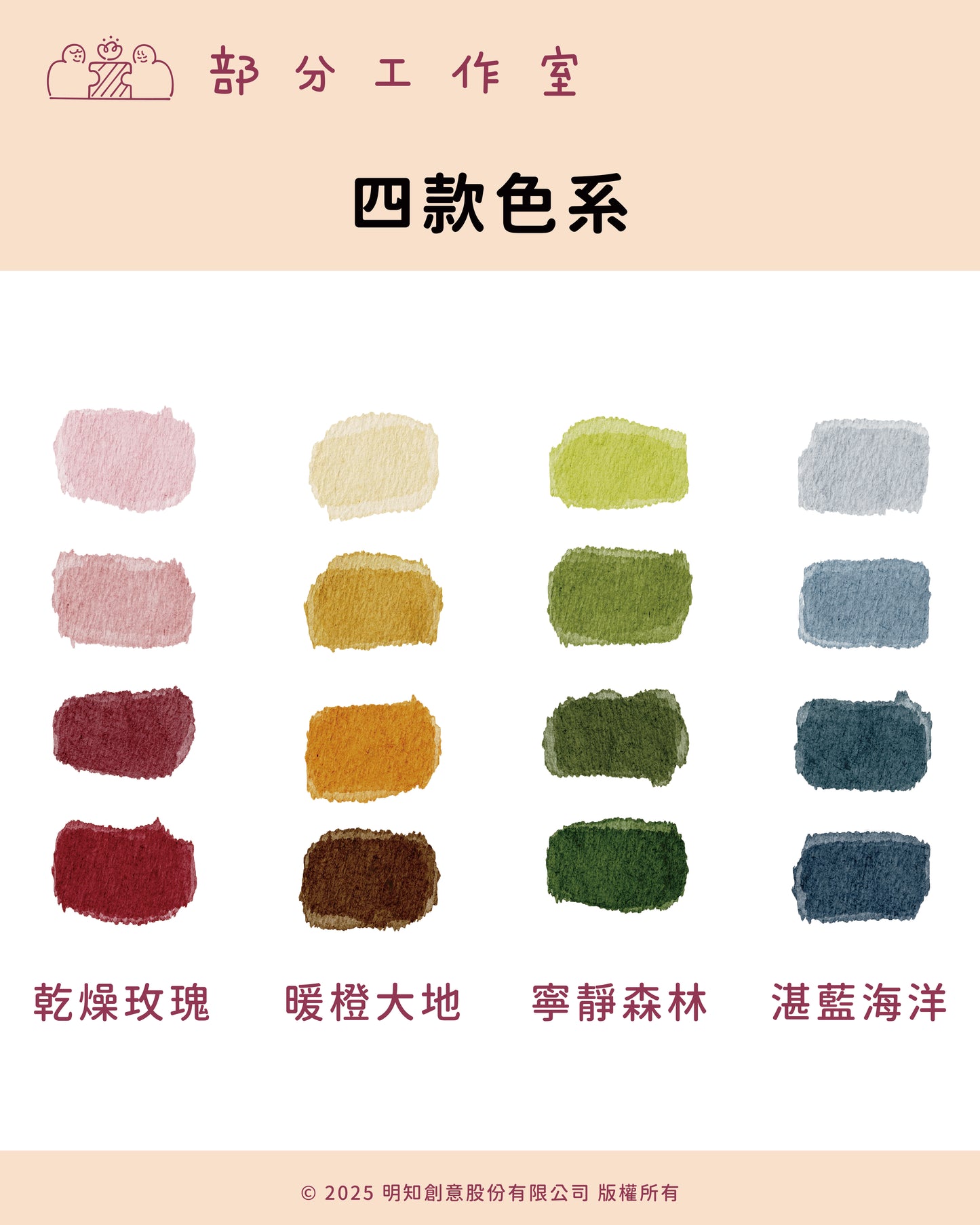 小人物似顏繪防水姓名貼｜部分工作室