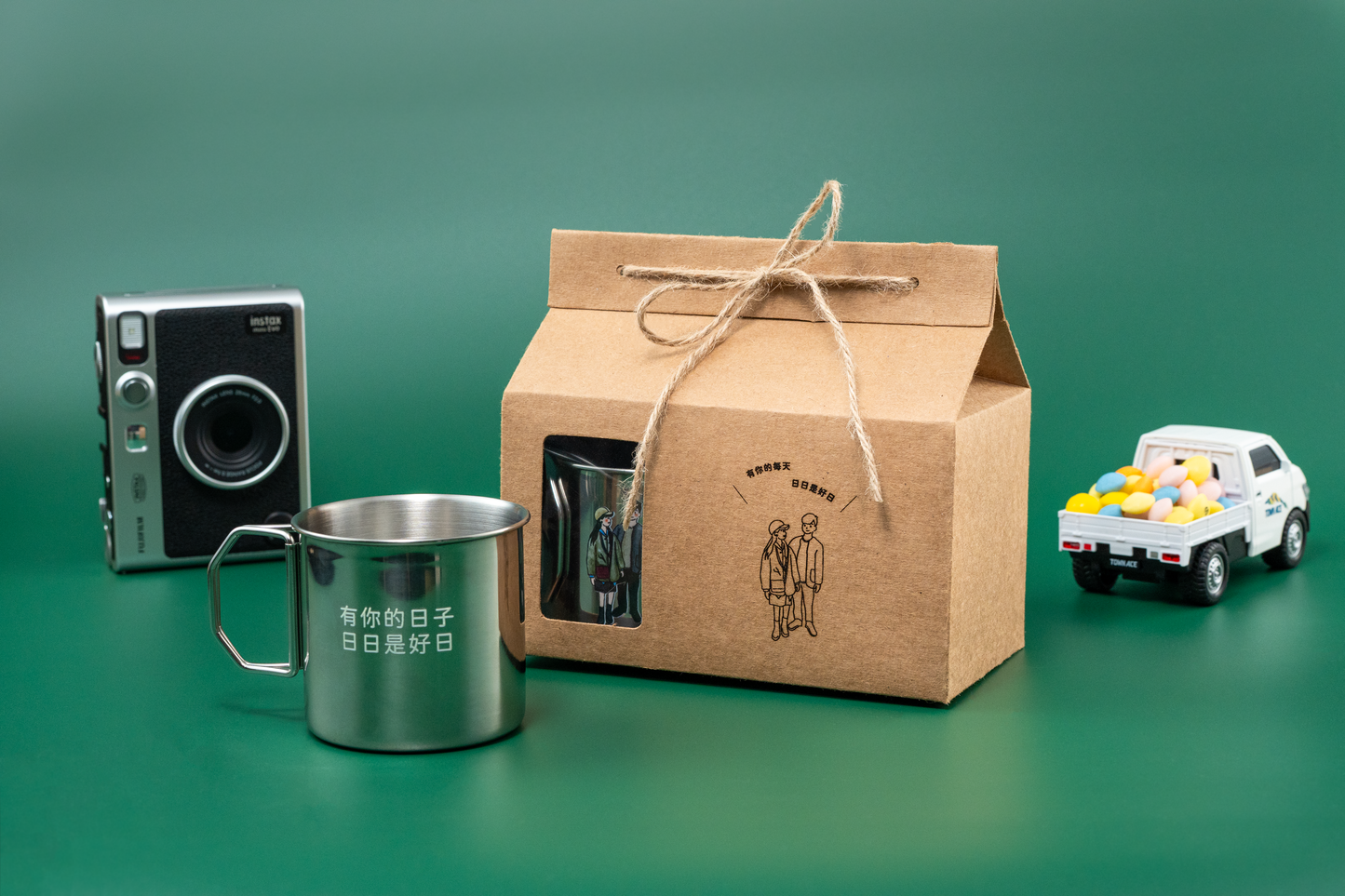【似顏繪訂製款】露營用對杯禮盒｜部分工作室