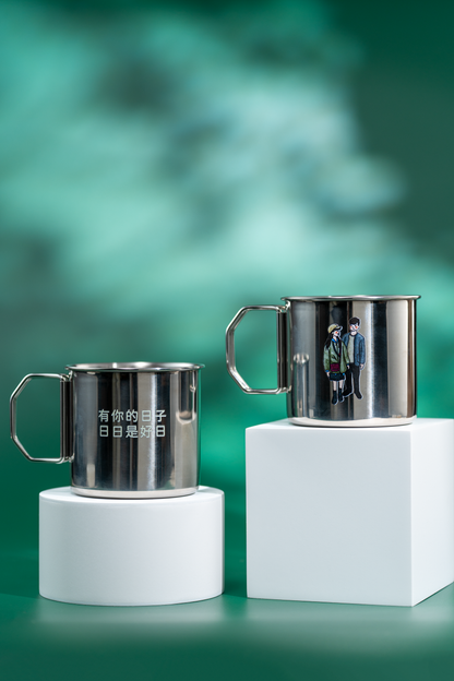 【似顏繪訂製款】露營用對杯禮盒｜部分工作室