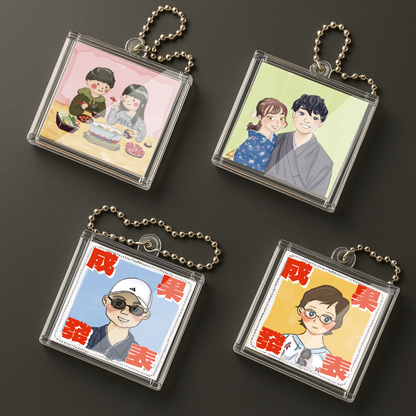 【似顏繪訂製款】NFC客製化專輯吊飾｜部分工作室