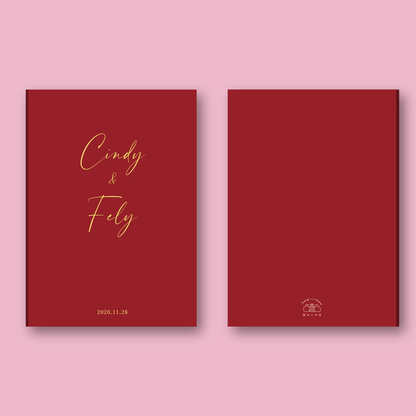 【附書約夾♡戶政可用】花草派對似顏繪結婚書約｜部分工作室