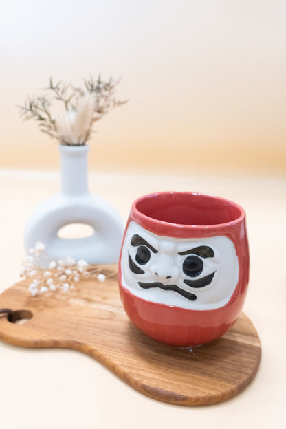 日本製｜祈願達摩美濃燒茶杯禮盒｜部分工作室