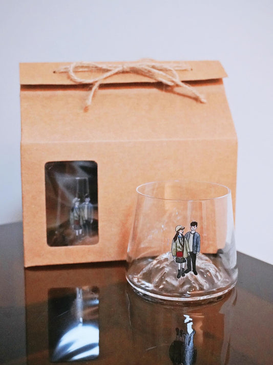 客製化富士山威士忌杯禮盒組｜部分工作室