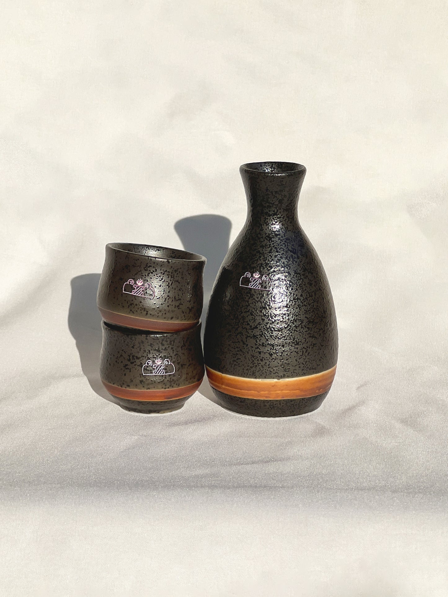 【來圖訂製款】日本製雙人對酌美濃燒清酒杯禮盒｜部分工作室