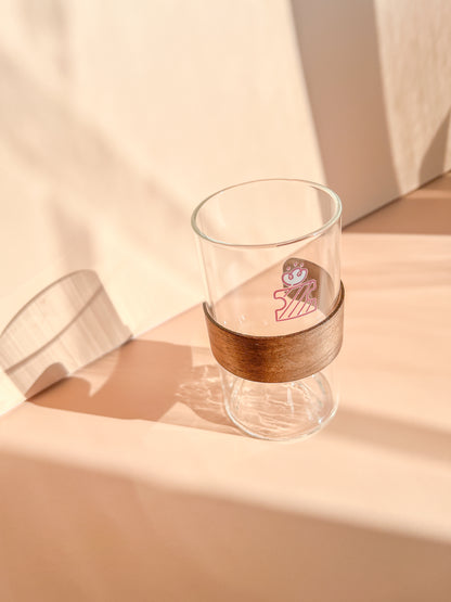 【來圖訂製款】富士山防燙玻璃咖啡杯｜部分工作室