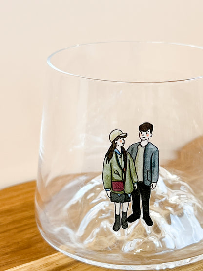 【似顏繪訂製款】富士山威士忌杯｜部分工作室