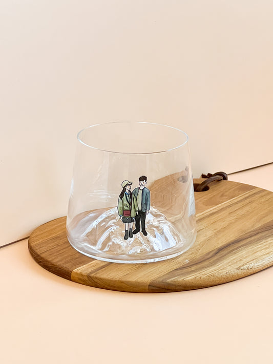 【似顏繪訂製款】富士山威士忌杯｜部分工作室