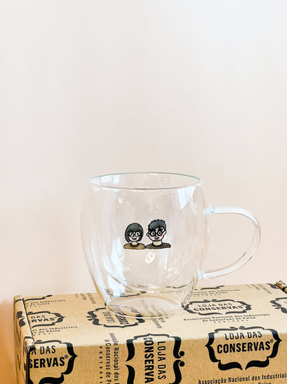 【似顏繪訂製款】雙層隔熱玻璃咖啡杯｜部分工作室