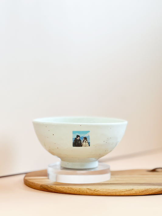 【似顏繪訂製款】美濃燒細點瓷碗｜部分工作室