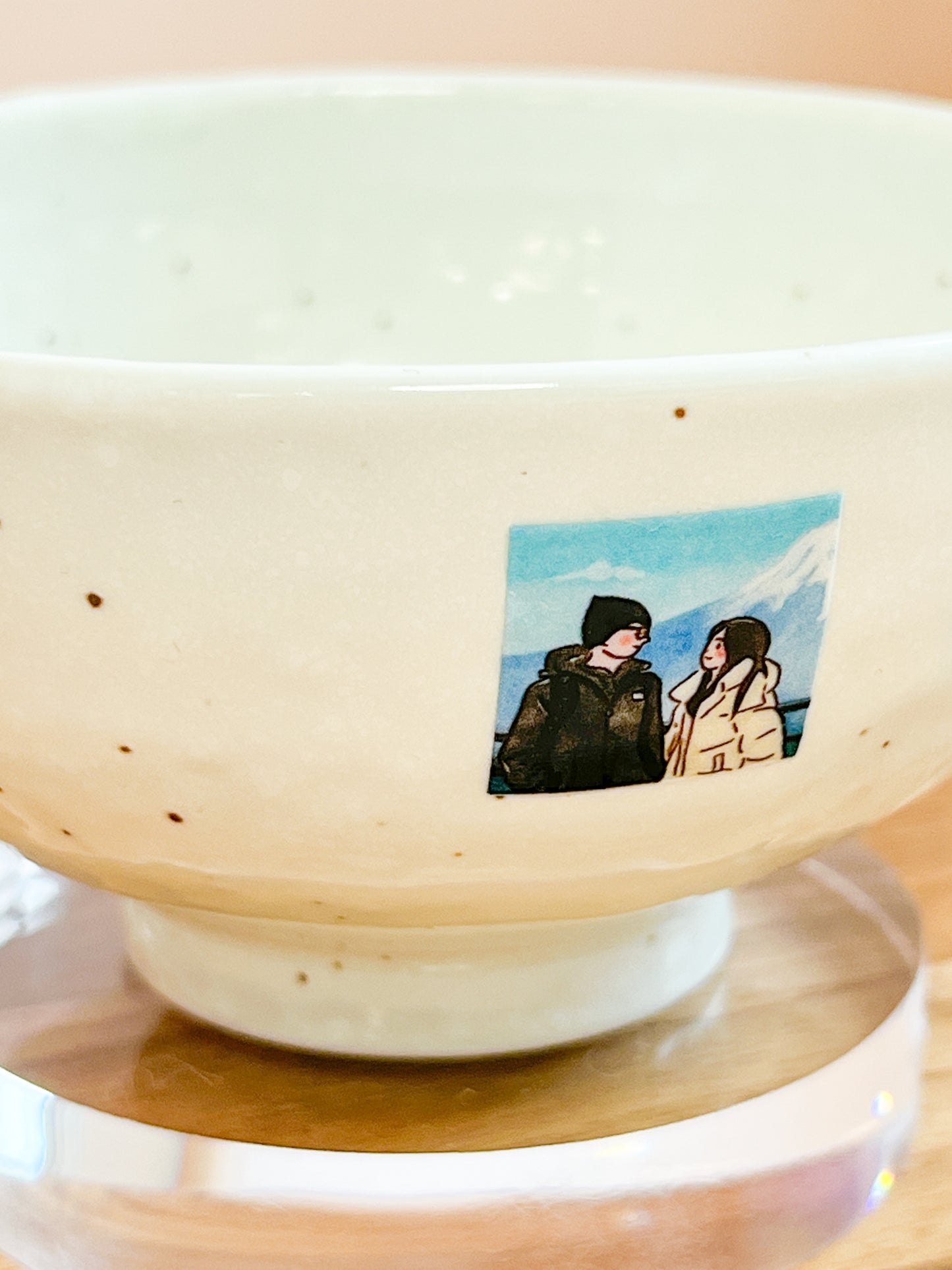 【似顏繪訂製款】美濃燒細點瓷碗｜部分工作室