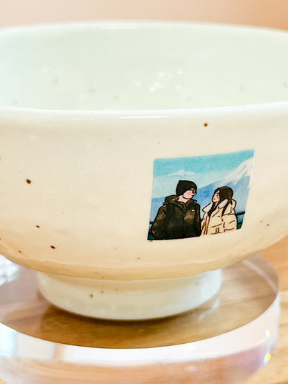 【似顏繪訂製款】美濃燒細點瓷碗｜部分工作室