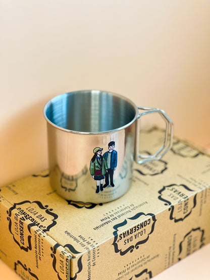 【似顏繪訂製款】露營用折疊鋼杯｜部分工作室