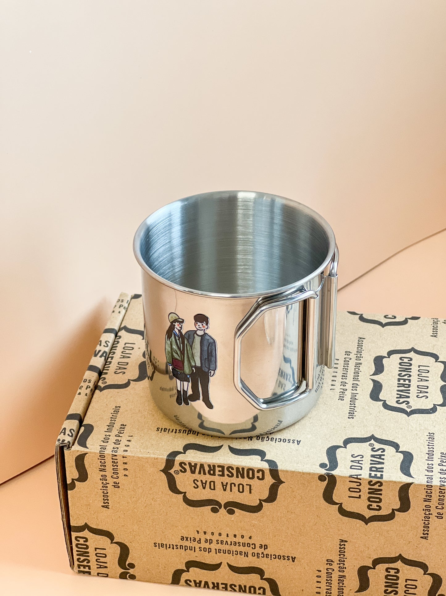 【似顏繪訂製款】露營用折疊鋼杯｜部分工作室