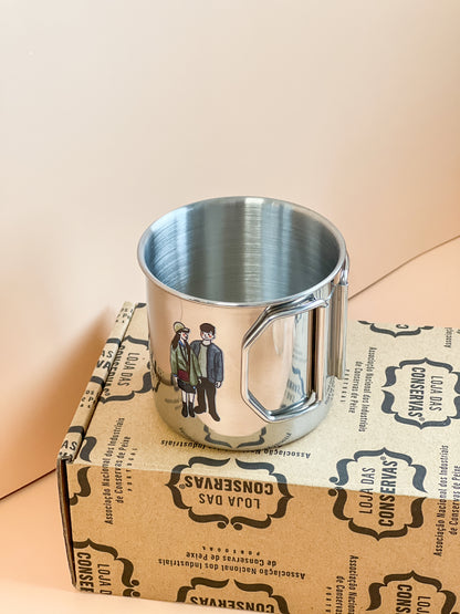 【似顏繪訂製款】露營用折疊鋼杯｜部分工作室