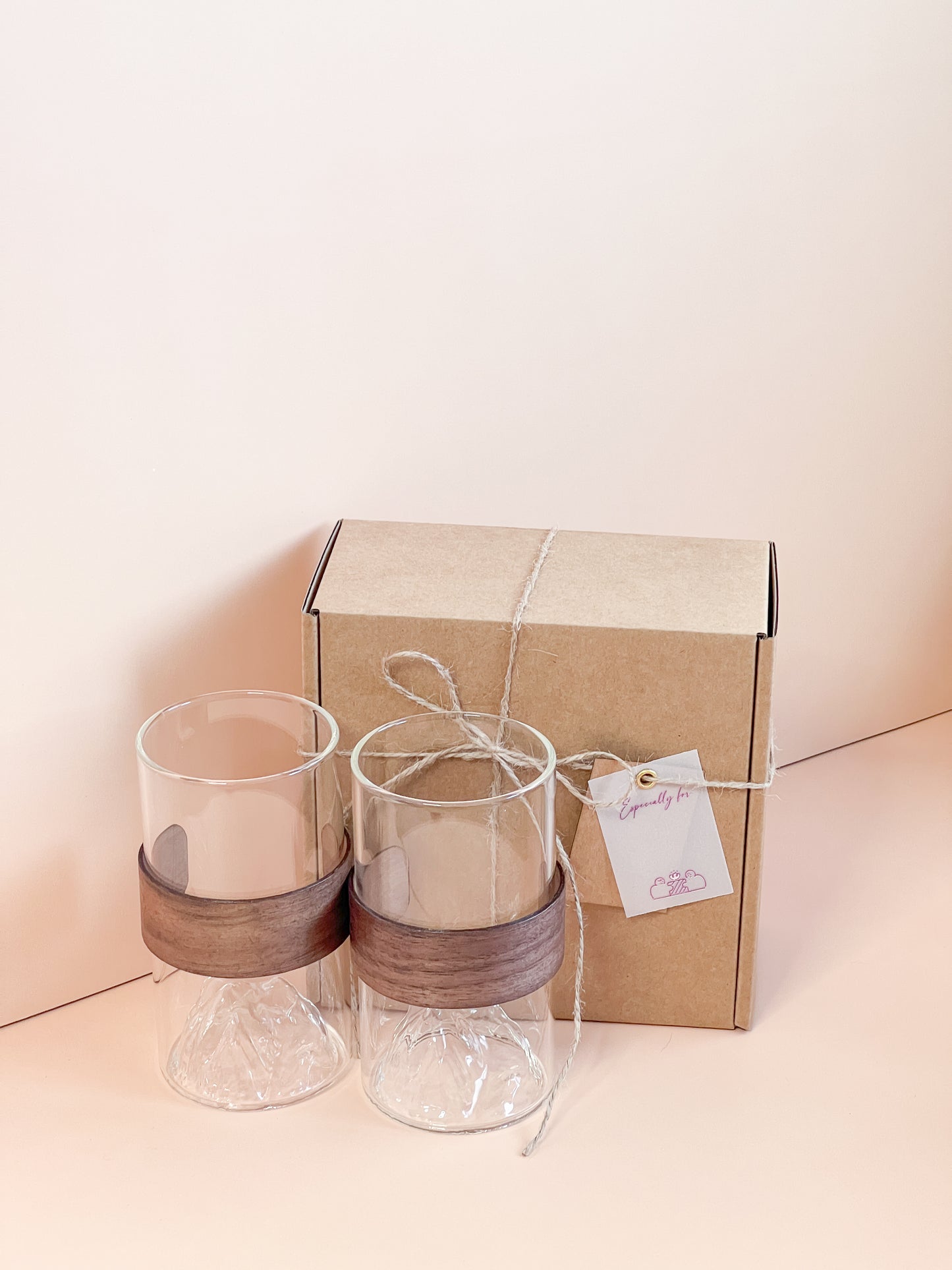 富士山防燙玻璃咖啡杯禮盒｜部分工作室