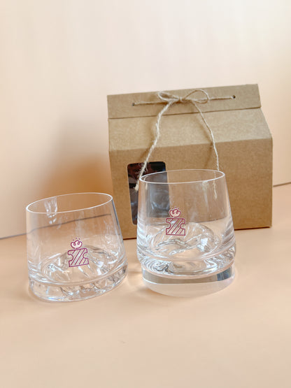 【來圖訂製款】富士山威士忌玻璃杯禮盒｜部分工作室